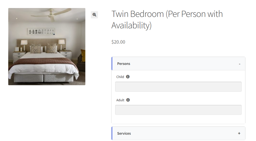 Booking by Person: Set Person Types