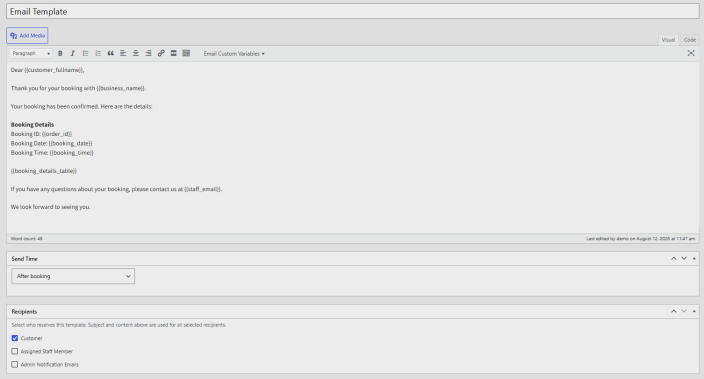 Email Templates