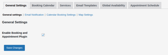 General Level Settings