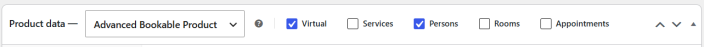 Product Level Settings (Advanced Bookable Product)