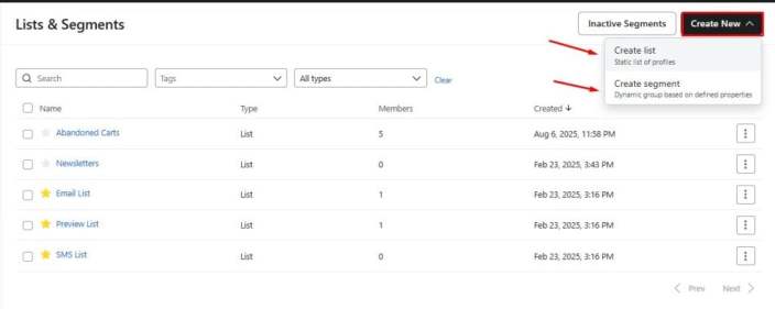 Integration with Klaviyo 5