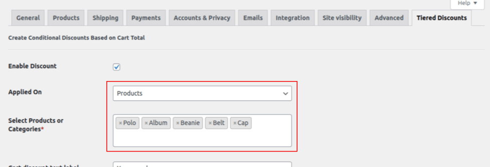 woocommerce Target-Specific Products or Categories plugin