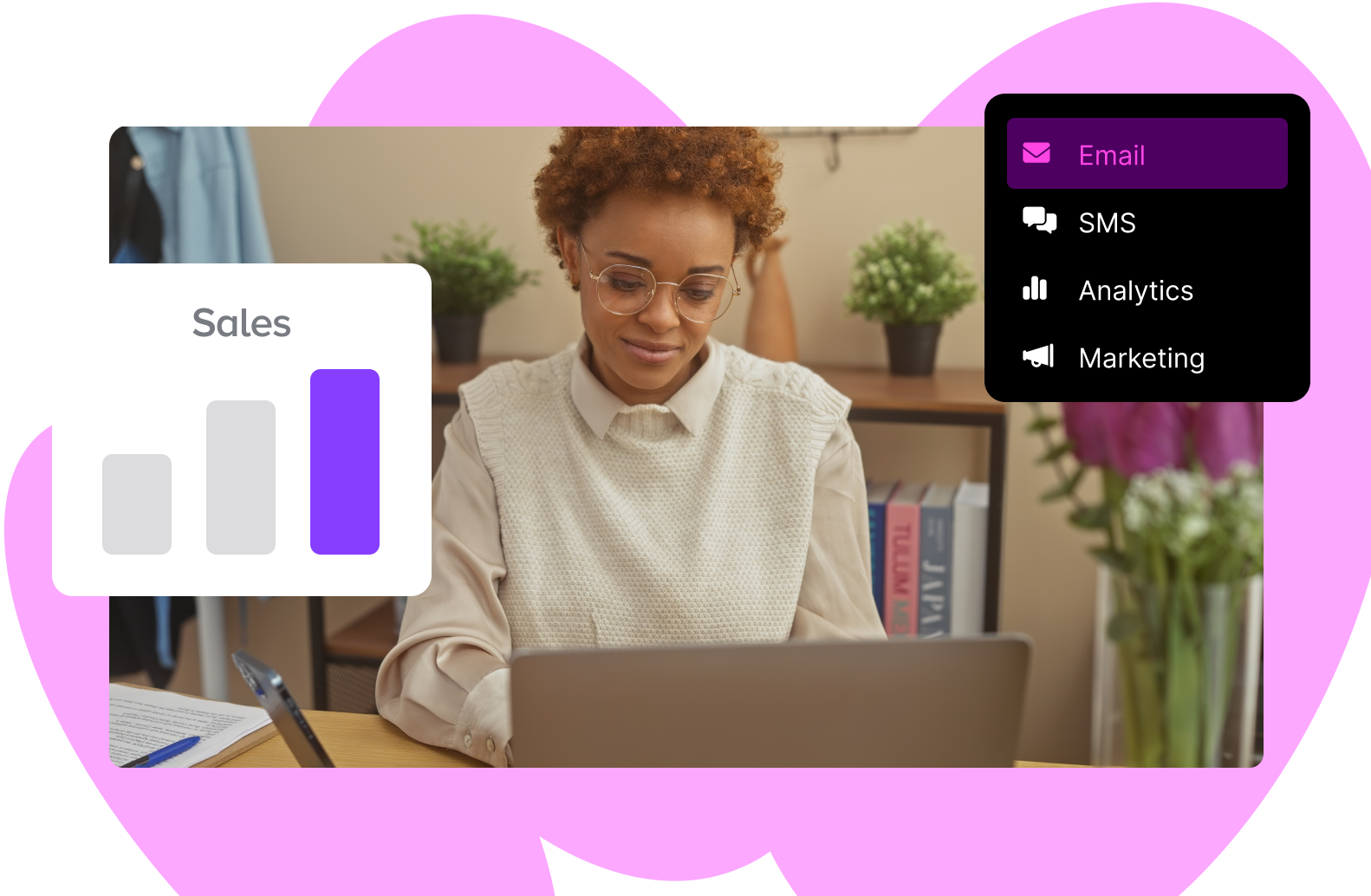 A merchant using Klaviyo to grow sales with multi-channel marketing automation