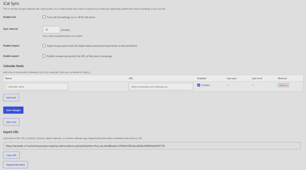 iCal Sync