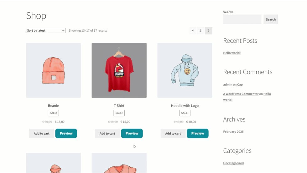 Quick View for WooCommerce