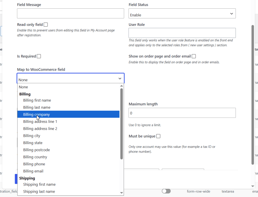 Advanced Field Validation and WooCommerce Mapping