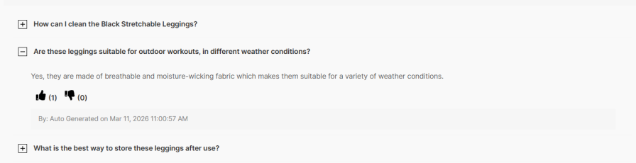 Allow Likes and Dislikes