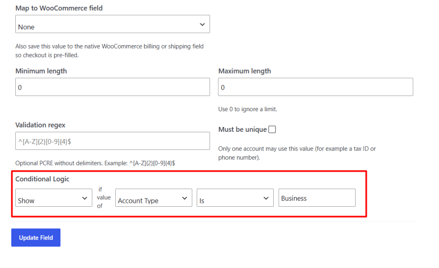 Apply Conditional Logic to Fields