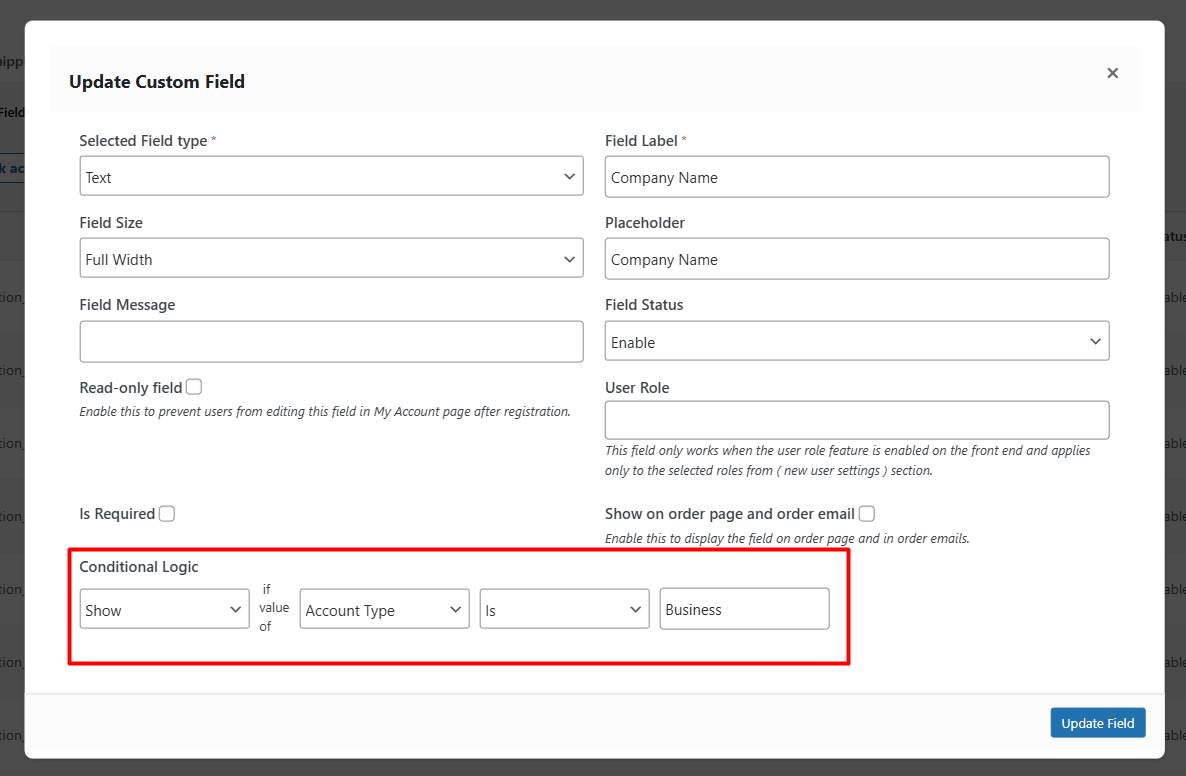 Custom Registration Fields - WooCommerce Marketplace