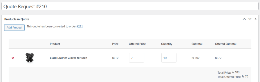 Convert Quotes to Orders from Admin Panel