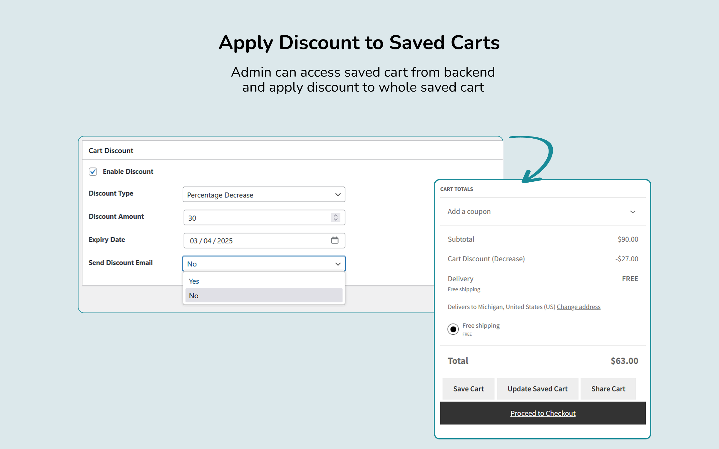 Extify Save, Share Cart & Get Discount - WooCommerce Marketplace