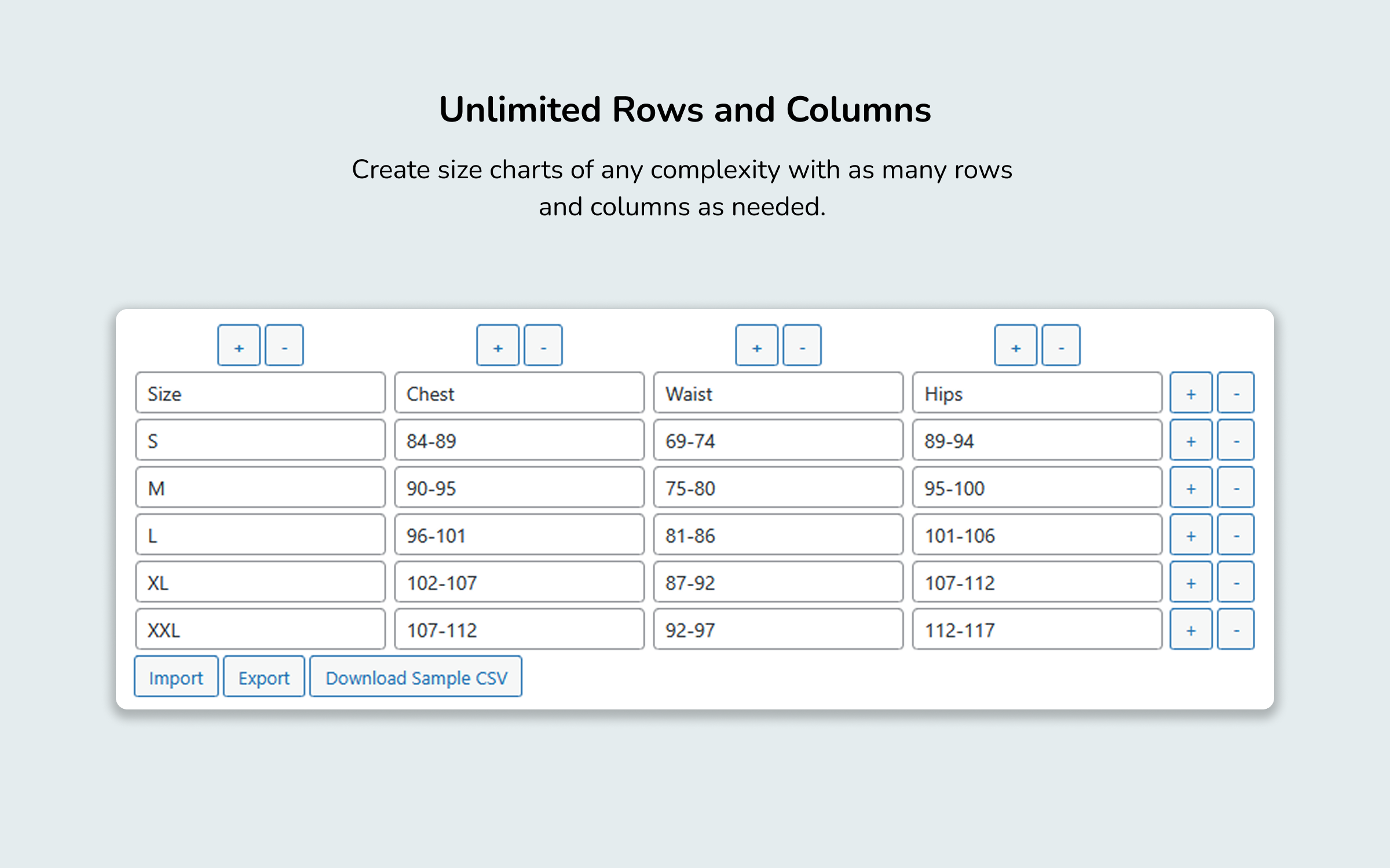 Custom Size Charts - WooCommerce Marketplace