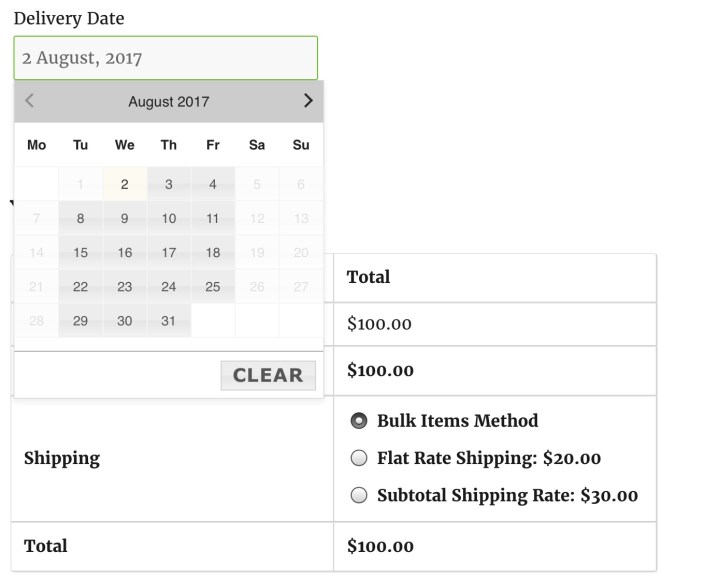 Custom Delivery Settings with WooCommerce Table Rate Shipping plugin 6 Understand the compatibility of Custom Delivery Settings with WooCommerce Table Rate Shipping plugin