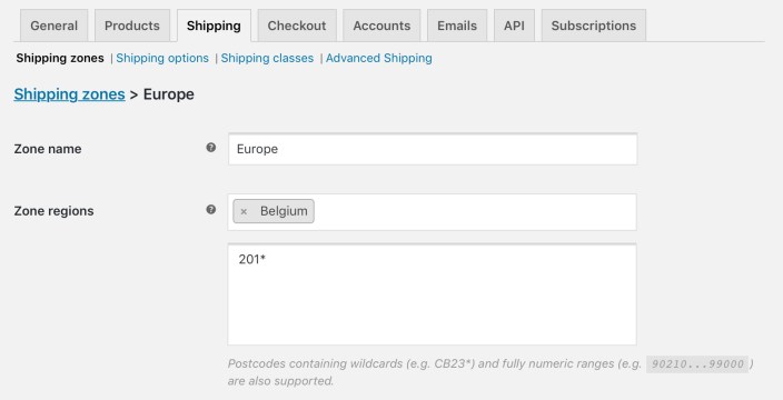 Setting WooCommerce Shipping zones by postcodes 4 Understanding the process of setting WooCommerce Shipping Zones by postal codes