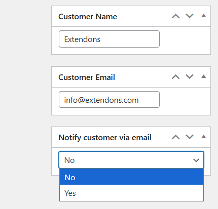 Notify Customers via Email