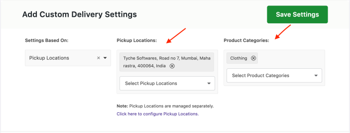 How do I create a delivery schedule based on Pickup Locations & Product Category? 4 How do I create a delivery schedule based on Pickup Locations & Product Category? - Tyche Softwares Documentation