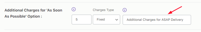 How can I create Additional Charges for the 'As Soon As Possible' timeslot option? 7 How can I create Additional Charges for the 'As Soon As Possible' timeslot option? - Tyche Softwares Documentation