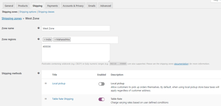 Custom Delivery Settings with Table Rate Shipping for WooCommerce plugin by Bolder Elements 1 Custom Delivery Settings with Table Rate Shipping for WooCommerce plugin by Bolder Elements - Tyche Softwares Documentation