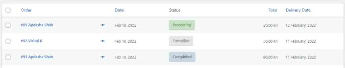 How can I find specific order details on the WooCommerce Orders page? - Tyche Softwares Documentation