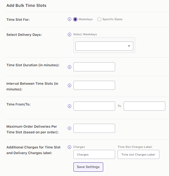 How do I set up time slots for different weekdays and specific dates? 15 How do I set up time slots for different weekdays and specific dates? - Tyche Softwares Documentation
