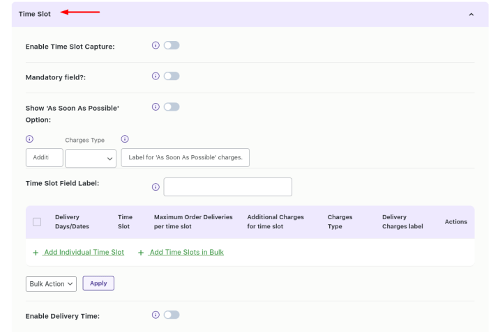 How can I create Additional Charges for the 'As Soon As Possible' timeslot option? 4 How can I create Additional Charges for the 'As Soon As Possible' timeslot option? - Tyche Softwares Documentation