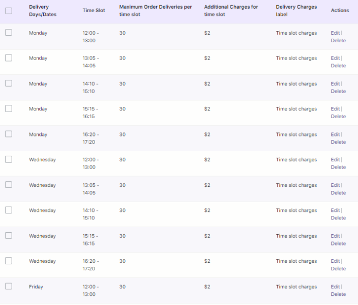 How do I set up time slots for different weekdays and specific dates? 17 How do I set up time slots for different weekdays and specific dates? - Tyche Softwares Documentation