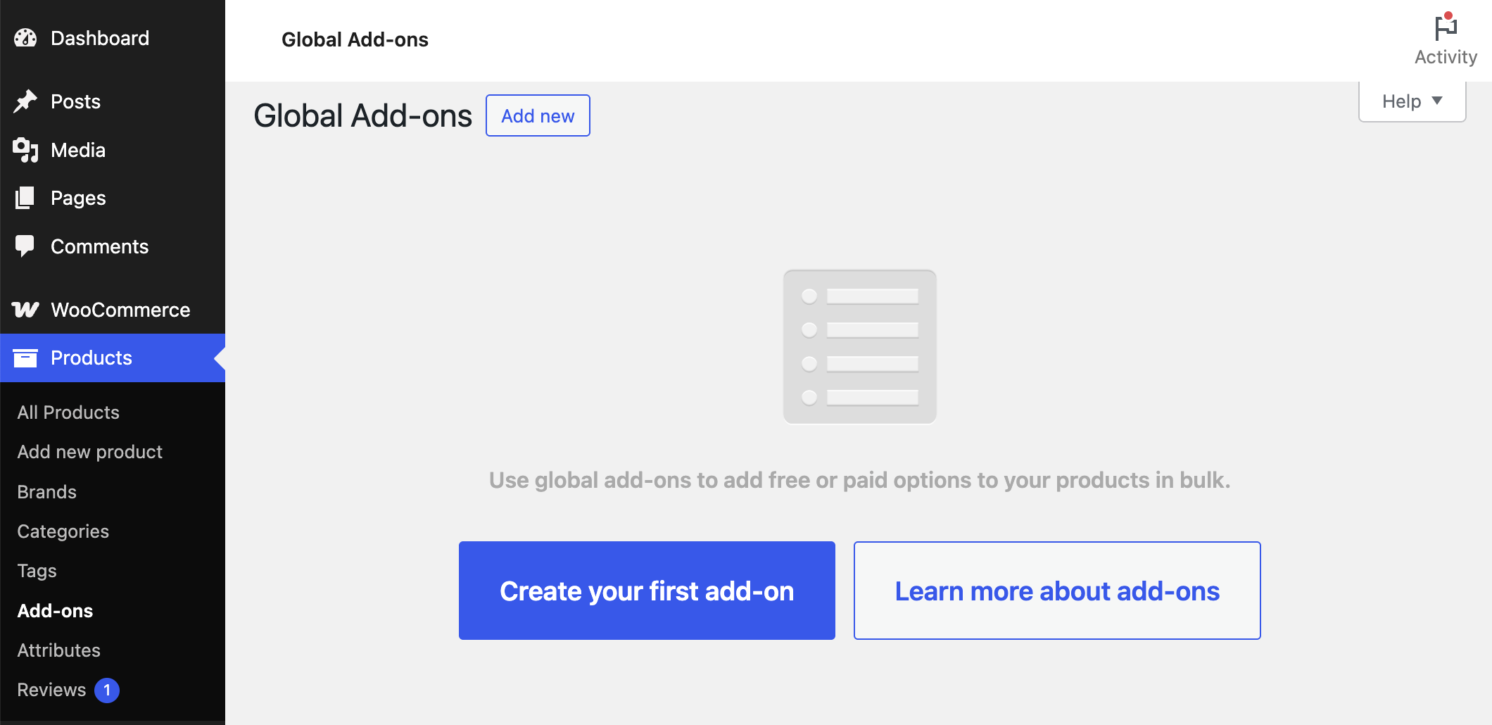 Product Add-Ons Documentation - WooCommerce