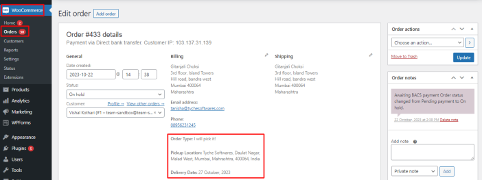 How do I let customers choose between Delivery or Pickup on checkout? 21 How do I let customers choose between Delivery or Pickup on checkout? - Tyche Softwares Documentation