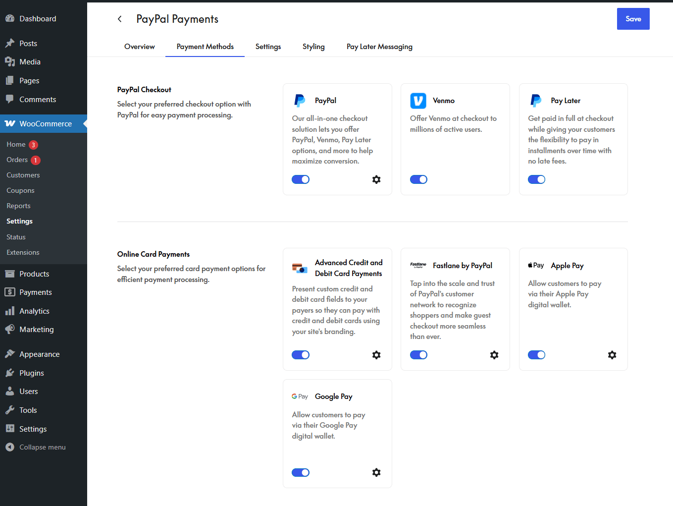 PayPal Payments: Startup Guide Documentation - WooCommerce