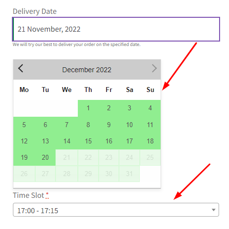 How do I create a delivery schedule based on Products & Shipping Methods? 18 How do I create a delivery schedule based on Products & Shipping Methods? - Tyche Softwares Documentation