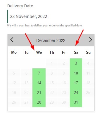 How do I create a delivery schedule based on Products & Shipping Methods? 28 How do I create a delivery schedule based on Products & Shipping Methods? - Tyche Softwares Documentation