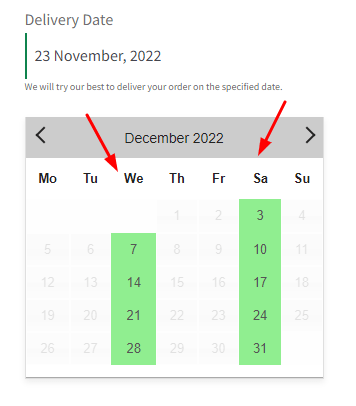 How do I create a delivery schedule based on Products & Shipping Methods? 26 How do I create a delivery schedule based on Products & Shipping Methods? - Tyche Softwares Documentation