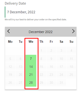 How do I create a delivery schedule based on Products & Shipping Methods? 27 How do I create a delivery schedule based on Products & Shipping Methods? - Tyche Softwares Documentation