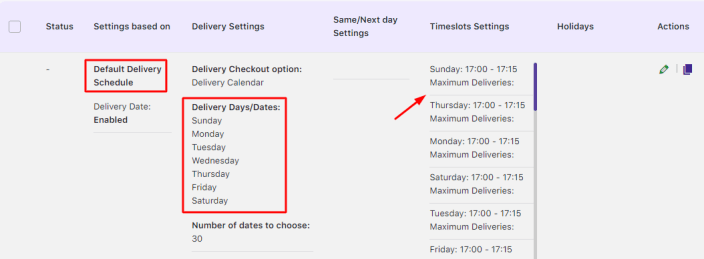 How do I create a delivery schedule based on Products & Shipping Methods? 6 How do I create a delivery schedule based on Products & Shipping Methods? - Tyche Softwares Documentation