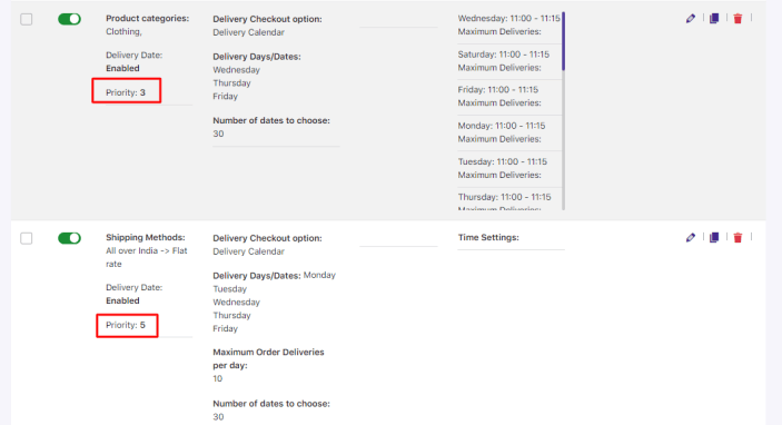 How can I give priority to certain delivery schedules? 16 How can I give priority to certain delivery schedules? - Tyche Softwares Documentation