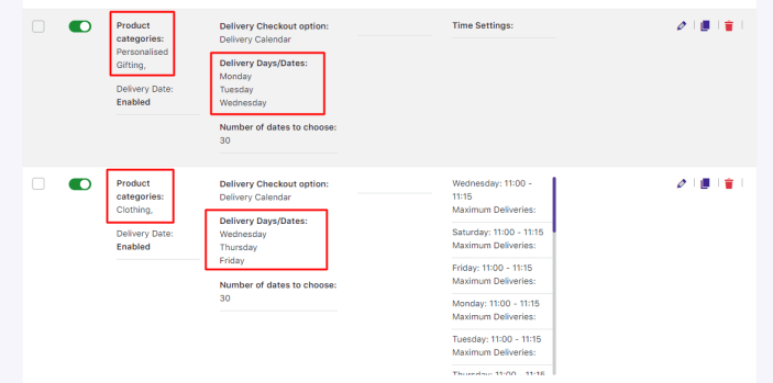 How can I give priority to certain delivery schedules? 12 How can I give priority to certain delivery schedules? - Tyche Softwares Documentation