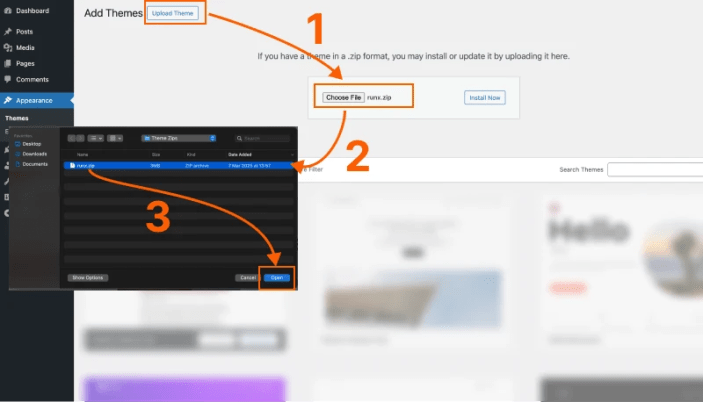Choose RunX Theme Zip
