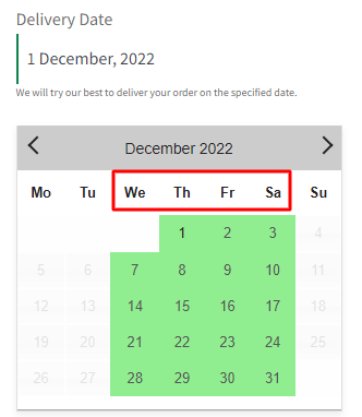 How do I create a delivery schedule based on Products & Shipping Methods? 34 How do I create a delivery schedule based on Products & Shipping Methods? - Tyche Softwares Documentation