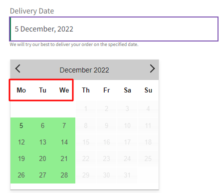 How do I create a delivery schedule based on Products & Shipping Methods? 32 How do I create a delivery schedule based on Products & Shipping Methods? - Tyche Softwares Documentation