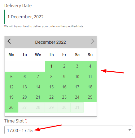 How do I create a delivery schedule based on Products & Shipping Methods? 35 How do I create a delivery schedule based on Products & Shipping Methods? - Tyche Softwares Documentation