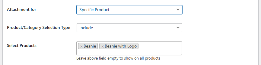 Assign Documents to Specific Product or Category