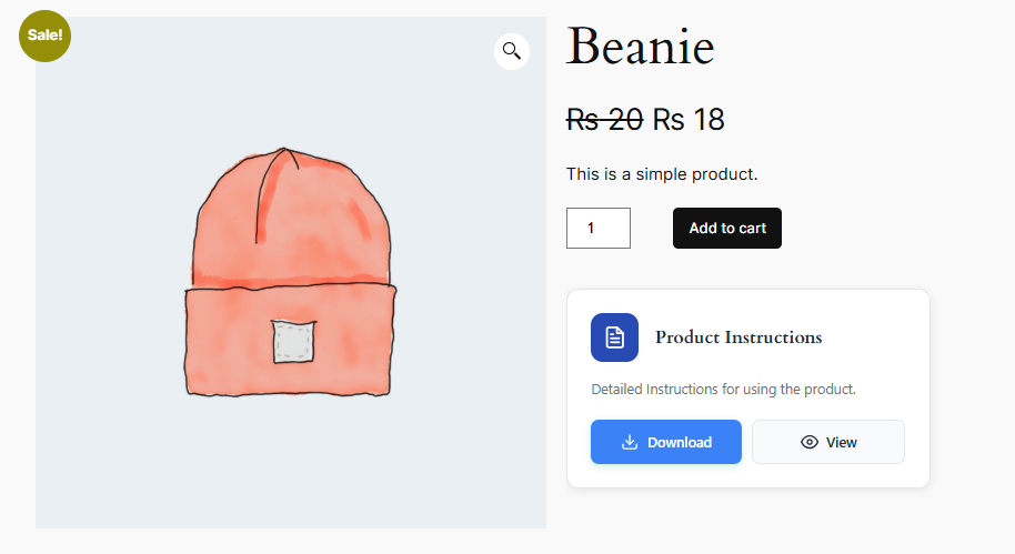 Product Documents and Attachments for WooCommerce