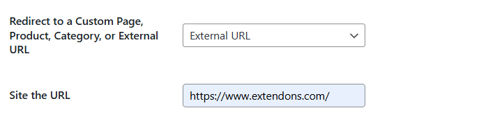 Redirect Users to Any Custom Page