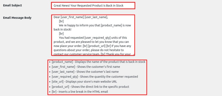 Back in stock Notifier for WooCommerce