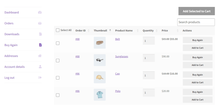 Give Customers a Dedicated Buy Again Tab in My Account