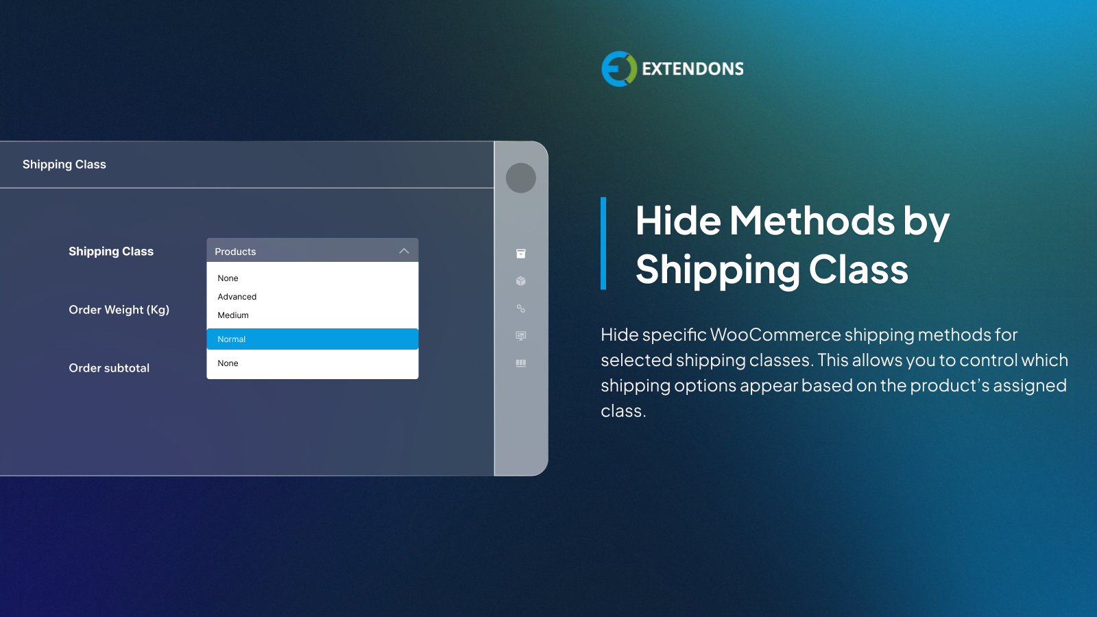 Hide Shipping Method for WooCommerce