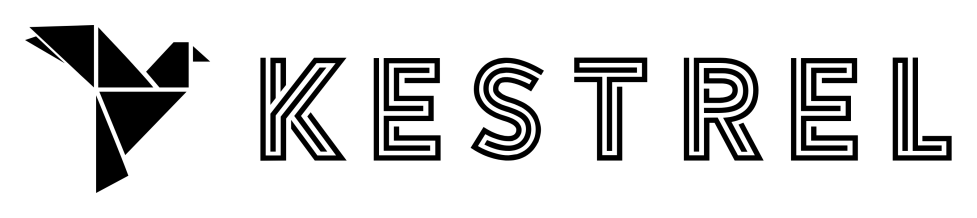 Kestrel black and white logo