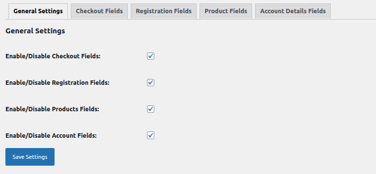 Custom Fields Manager Documentation - WooCommerce