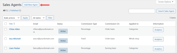 woocommerce sales agents manager plugin