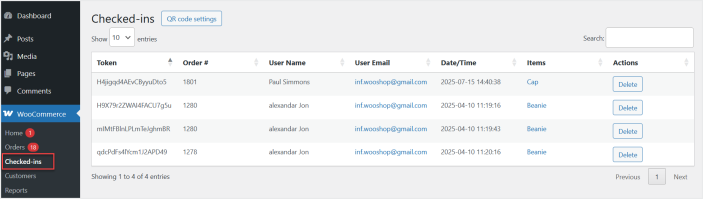 woocommerce generate QR code for event tickets plugin